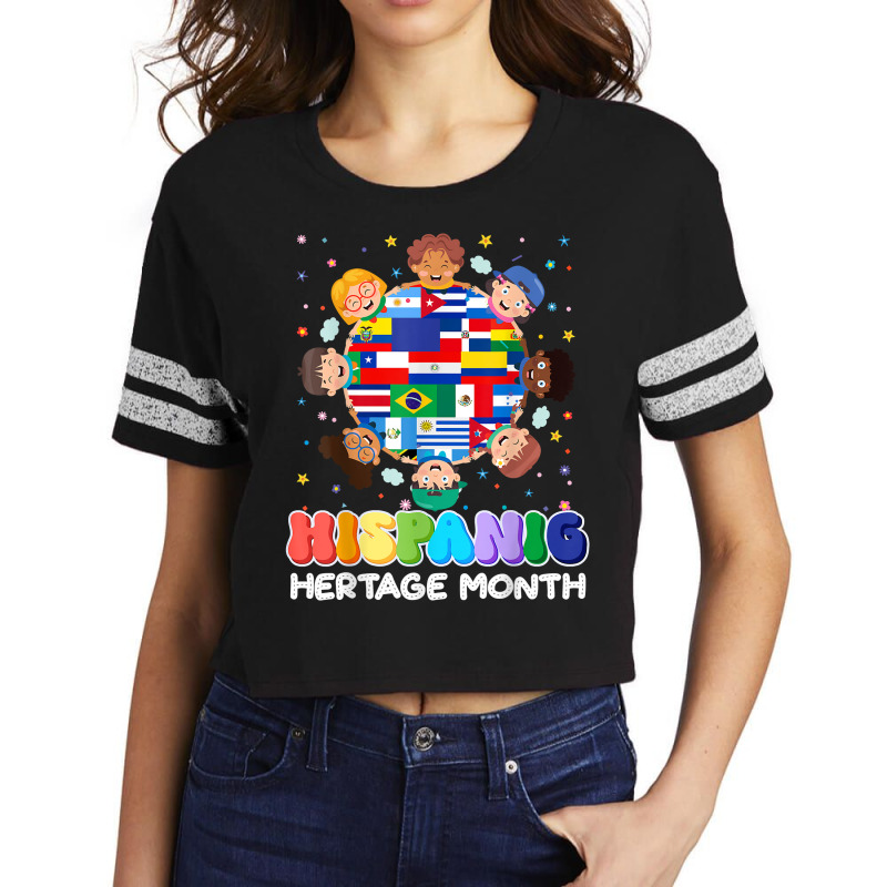 Hispanic Heritage Month Latin American Flag Kids Boys Girls T Shirt Scorecard Crop Tee by cm-arts | Artistshot