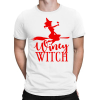 Winey Witch Funny Adult Humor Halloween T-shirt | Artistshot