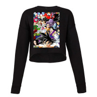 Anime Dragonball Super Friend Cropped Sweater | Artistshot