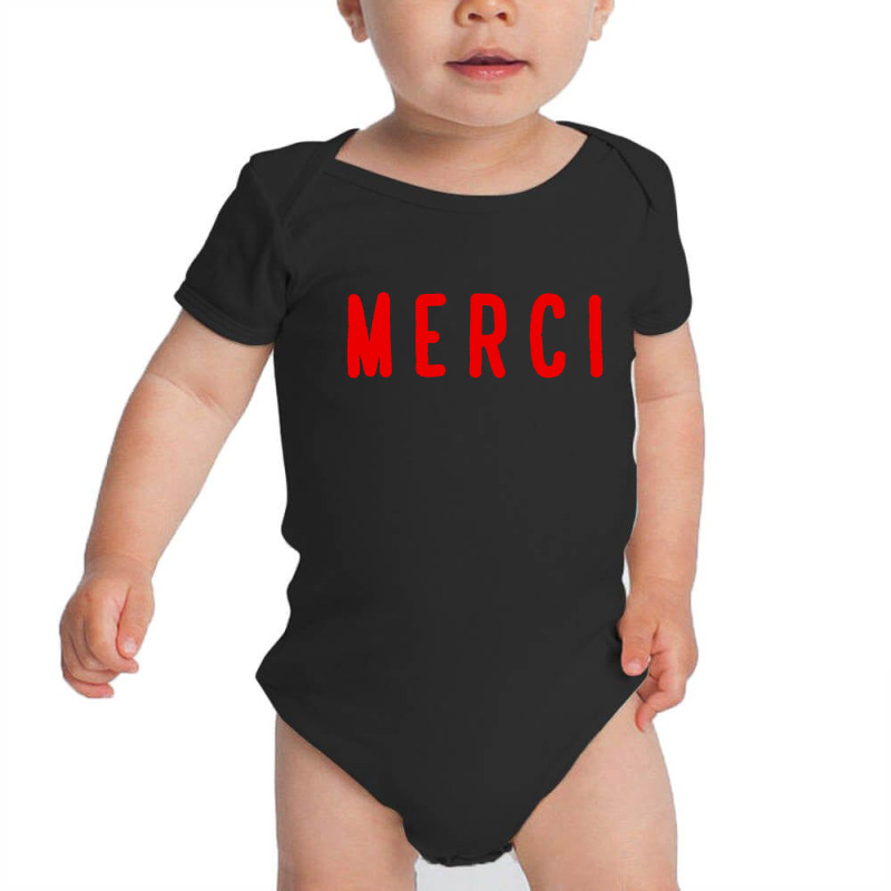 Noun Merci Thank You Translation Baby Bodysuit | Artistshot