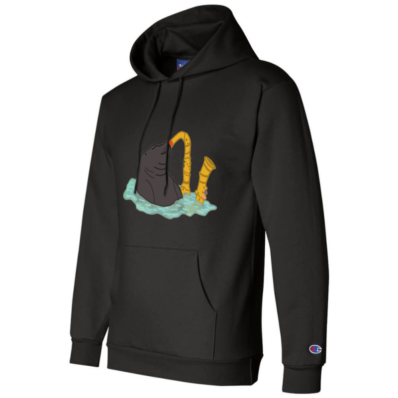 Seal Playing Saxophone Vine Champion Hoodie | Artistshot