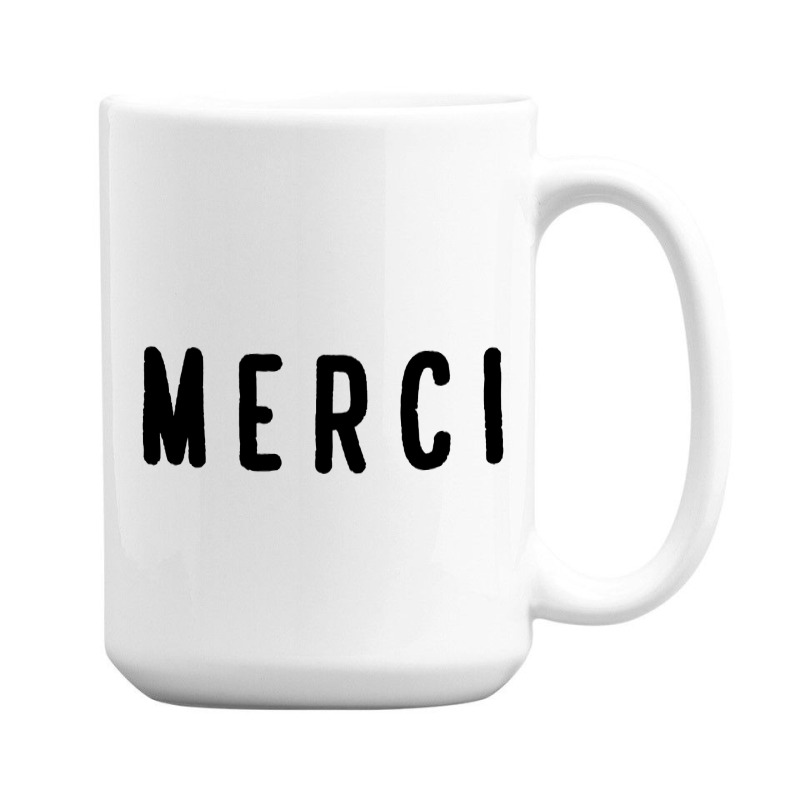 Noun Merci Thank You Translation 15 Oz Coffee Mug | Artistshot