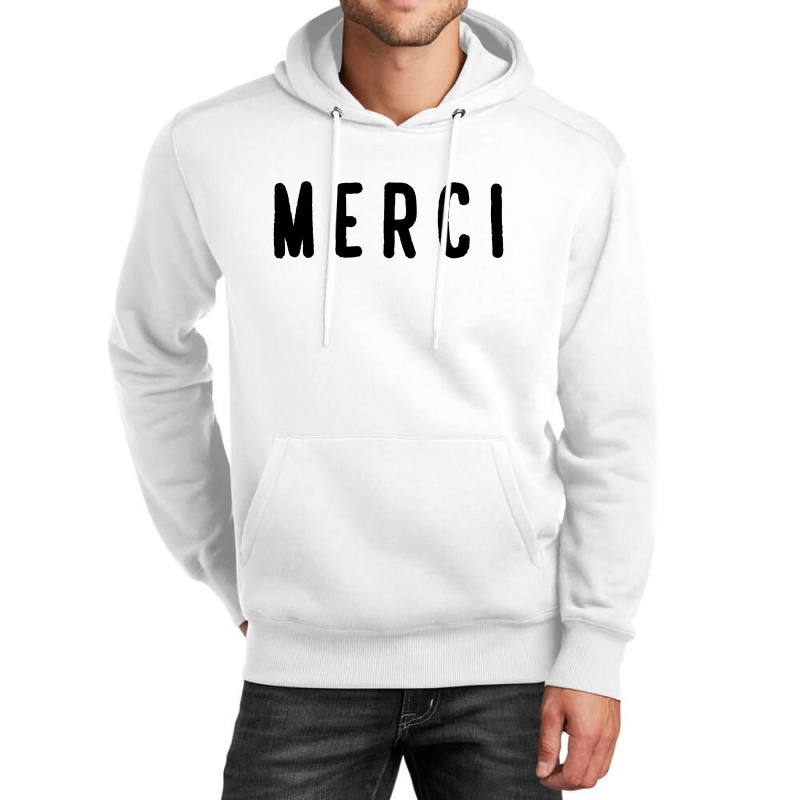 Noun Merci Thank You Translation Unisex Hoodie | Artistshot