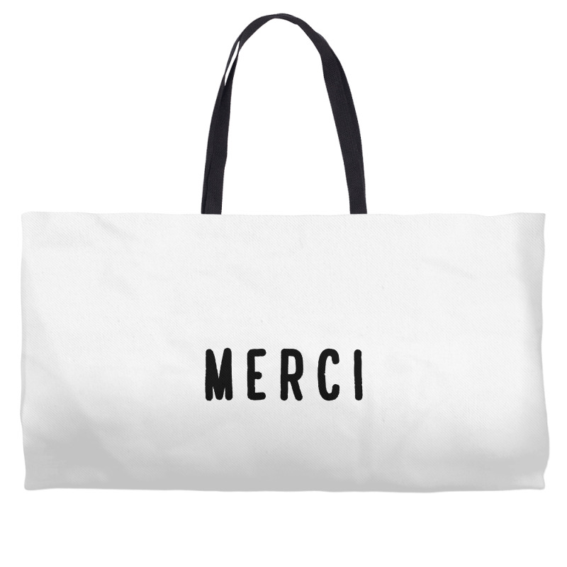 Noun Merci Thank You Translation Weekender Totes | Artistshot