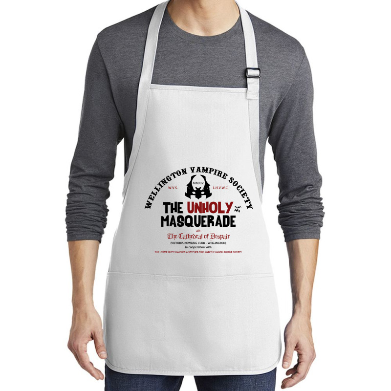 The Wellington Vampire Society   What We Do In The Shadows Medium-length Apron | Artistshot