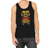 Axe Throwing Beer And Sharp Objects Funny Hatchet Tossing. Tank Top | Artistshot