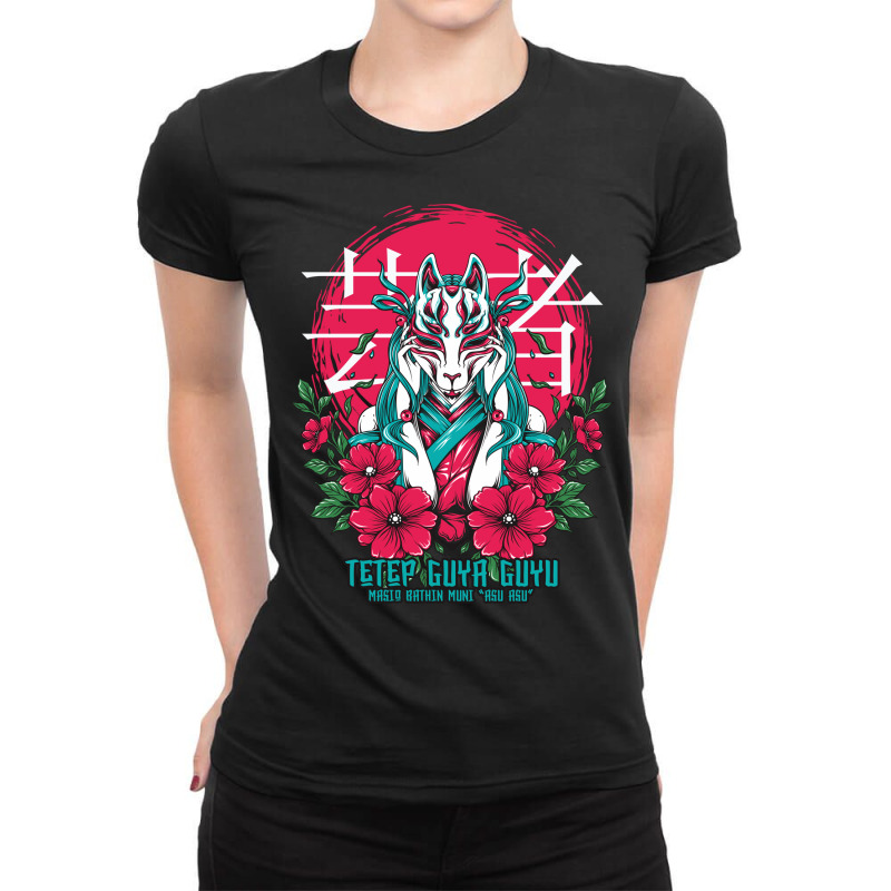 Geisha Ladies Fitted T-Shirt by mochamad ervando | Artistshot