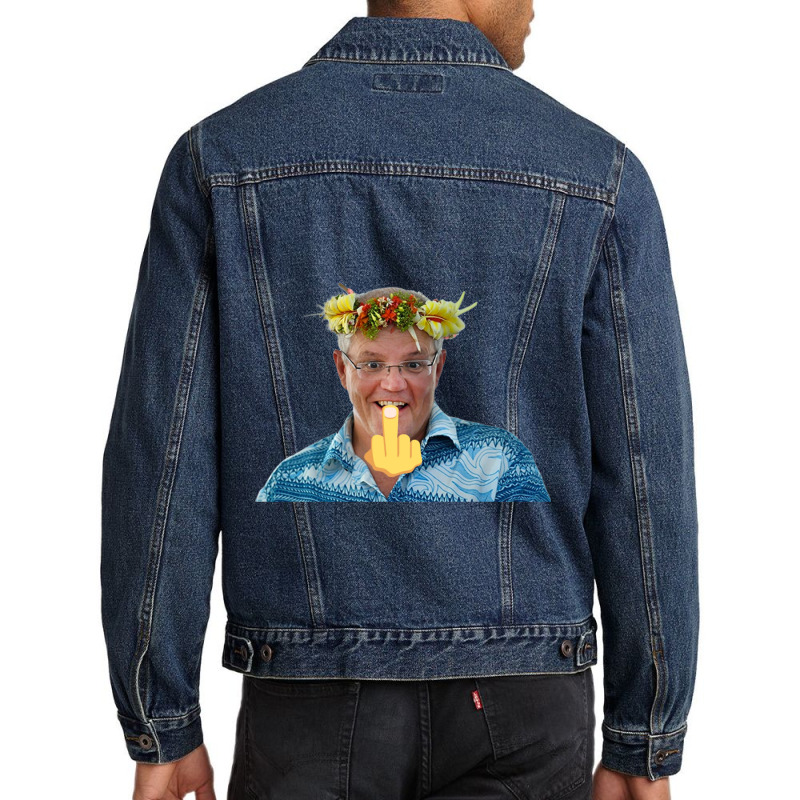 Scott Morrison Men Denim Jacket by BERGSONTENUS | Artistshot