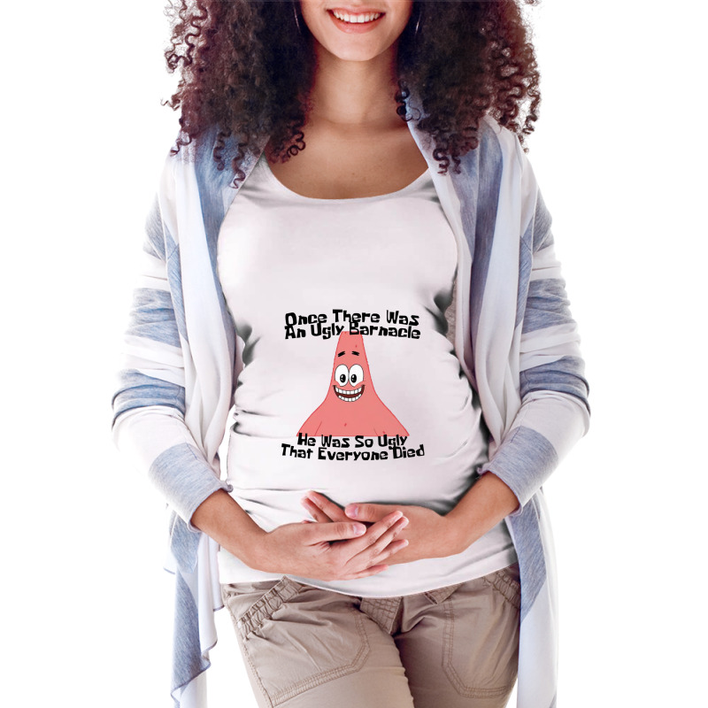 The Ugly Barnacle For Friend Maternity Scoop Neck T-shirt by BruceDunn | Artistshot