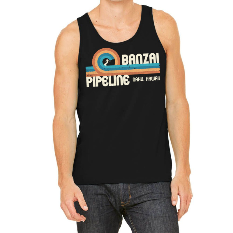 Banzai Pipeline   80's Graphic   North Shore Hawaii Pullover Hoodie Tank Top | Artistshot