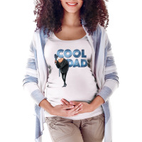 Gru Cool Dad Ice Letters Portrait Maternity Scoop Neck T-shirt | Artistshot