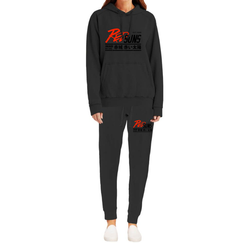 Initial D - Redsuns Tee (black) Hoodie & Jogger set by PRISCILLABIRD | Artistshot