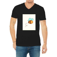 Bee V-neck Tee | Artistshot