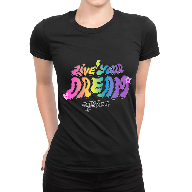 J Team Live Your Dream Ladies Fitted T-Shirt by cm-arts | Artistshot