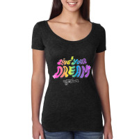 J Team Live Your Dream Women's Triblend Scoop T-shirt | Artistshot