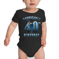 Gru Despicable 40th Birthday Baby Bodysuit | Artistshot