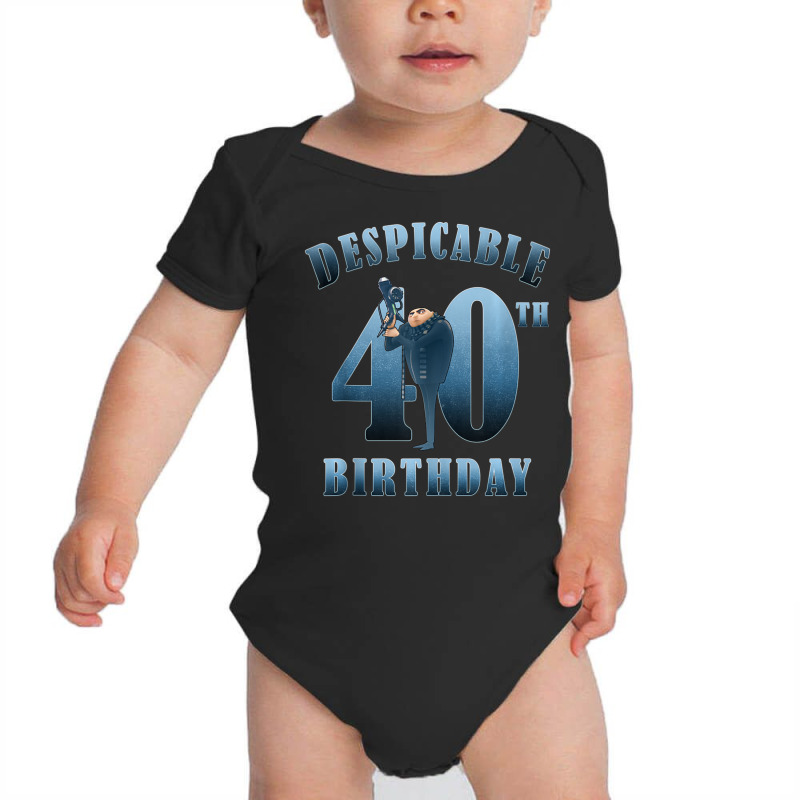 Gru Despicable 40th Birthday Baby Bodysuit by BuiDoc | Artistshot