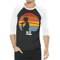 Samurai Champloo Mugen Sunset Silhouette Mugen Samurai Champloo Classi 3/4 Sleeve Shirt | Artistshot