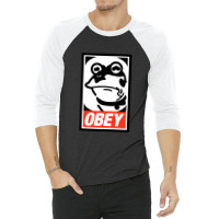 Obey Hypnotic Toad Gift 3/4 Sleeve Shirt | Artistshot