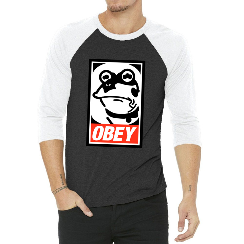 Obey Hypnotic Toad Gift 3/4 Sleeve Shirt by WarrenCordero | Artistshot