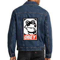 Obey Hypnotic Toad Gift Men Denim Jacket | Artistshot