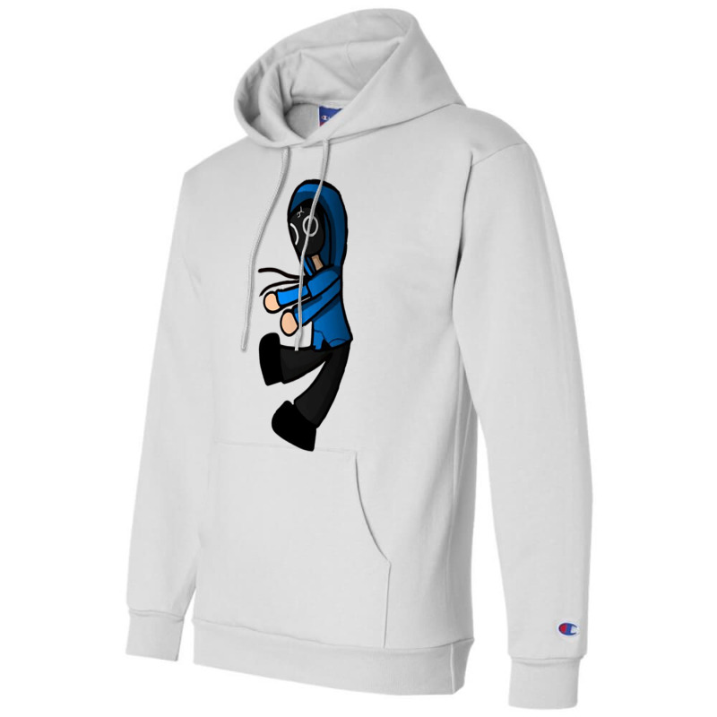 Boy Blue Cartoon Champion Hoodie by cm-arts | Artistshot