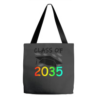 Graduation Class Of 2035 Hand Prints Space Pre-k -12th Grade Tote Bags | Artistshot