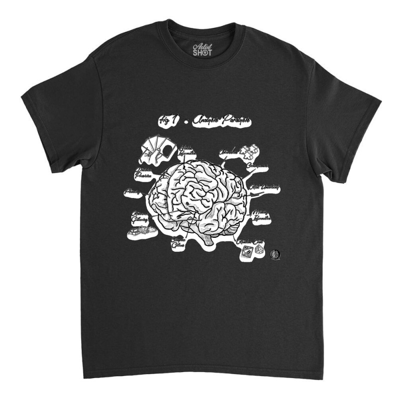 Analysis Paralysis Black Print Classic T-shirt by cm-arts | Artistshot