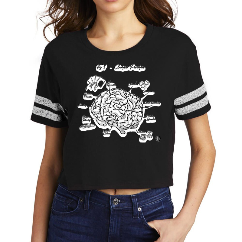 Analysis Paralysis Black Print Scorecard Crop Tee by cm-arts | Artistshot