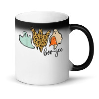 Boo Jee Leopard Funny Halloween Ghost T Shirt Magic Mug | Artistshot