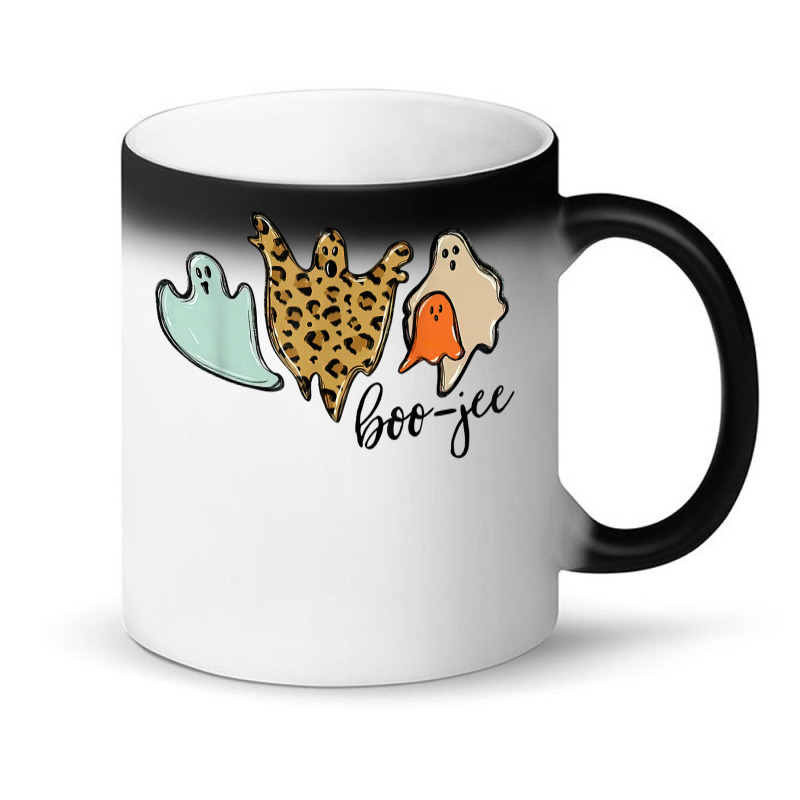 Boo Jee Leopard Funny Halloween Ghost T Shirt Magic Mug | Artistshot