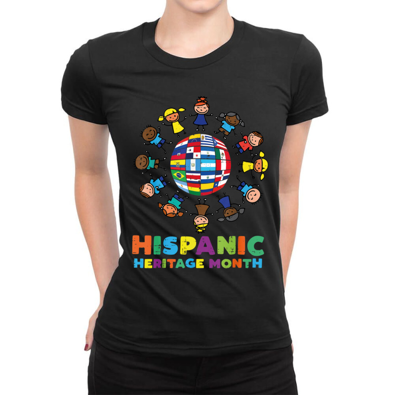 Hispanic Heritage Month Ladies Fitted T-Shirt by JENNYKISS | Artistshot