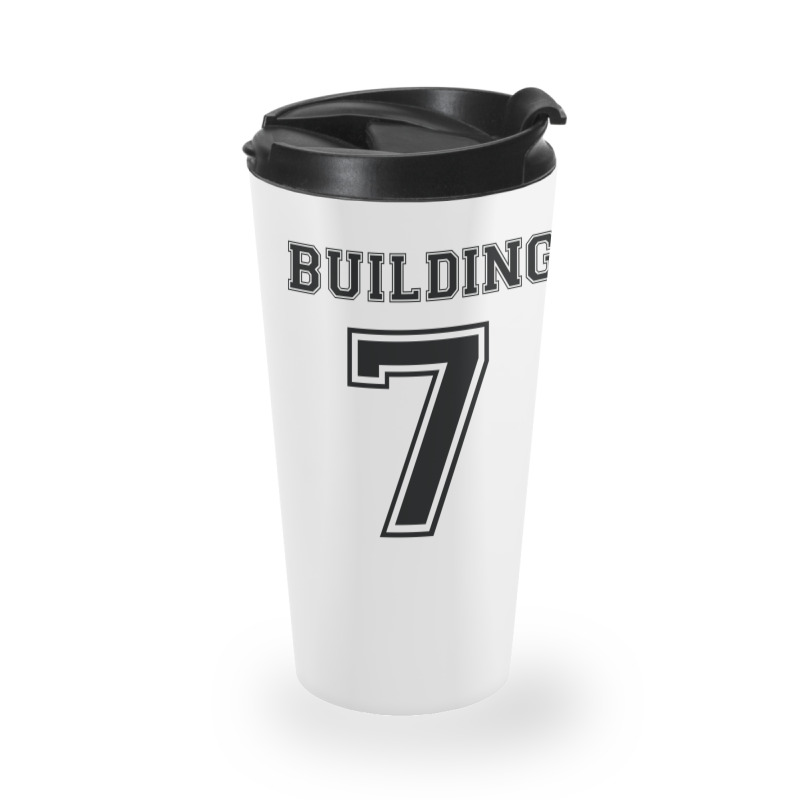 Building 7 - Controlled Demolition Travel Mug | Artistshot