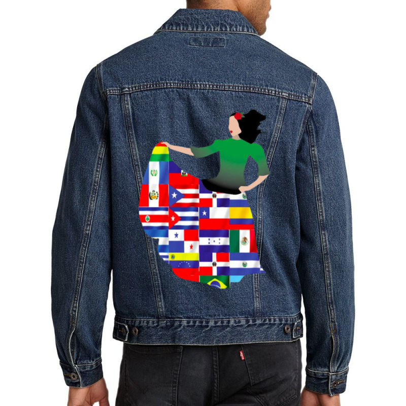 Hispanic Heritage Month  (4) Men Denim Jacket by JENNYKISS | Artistshot