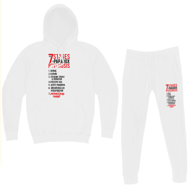 Umbrella Academy 2 The 7 Stages In Paradox Psychosis (white) For Frien Hoodie & Jogger set by BruceDunn | Artistshot