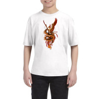 Phoenix Vs Dragon Mythological Youth Tee | Artistshot