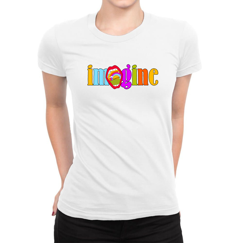 Imagine Ladies Fitted T-Shirt by autlu2024 | Artistshot