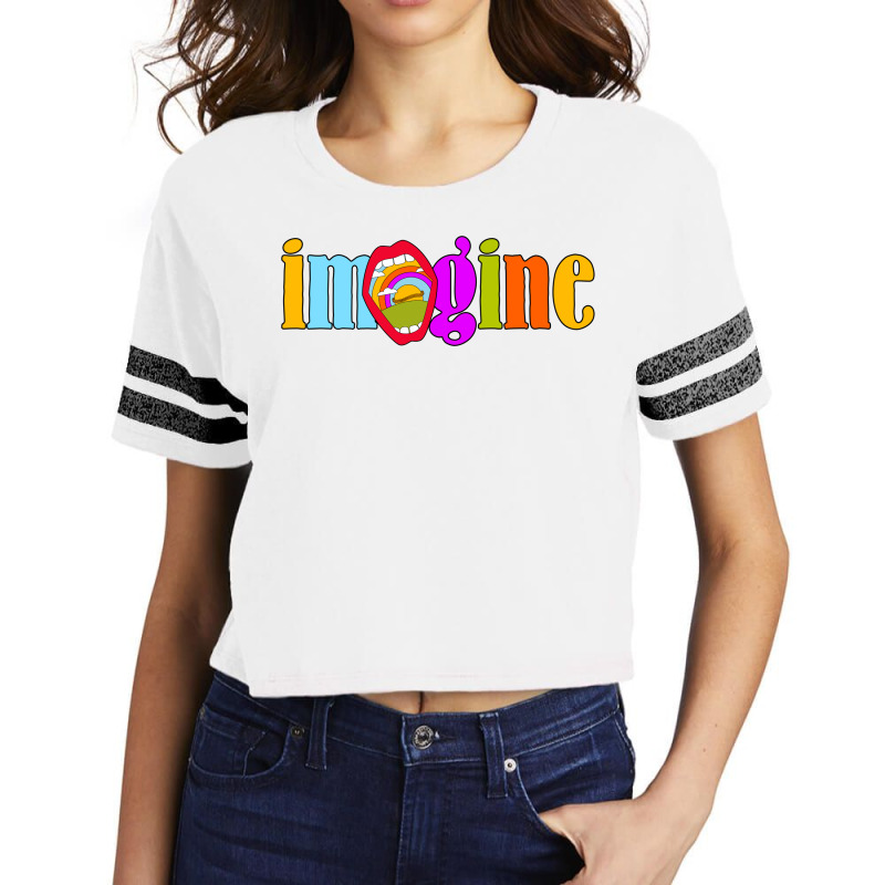 Imagine Scorecard Crop Tee by autlu2024 | Artistshot