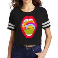 Mouthful Energy Scorecard Crop Tee | Artistshot