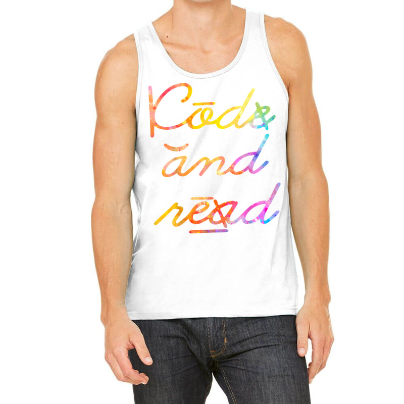 Code And Read Dyslexia Awareness T Shirt Tank Top by cm-arts | Artistshot