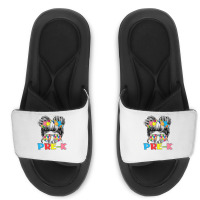 Hello Pre K Toddler Girls First Day Of School Slide Sandal | Artistshot