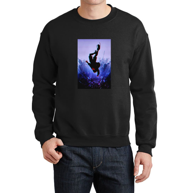 Miles Morales Crewneck Sweatshirt by cm-arts | Artistshot