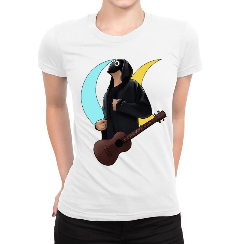 Two Moon Ladies Fitted T-Shirt by cm-arts | Artistshot