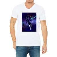 Uke Animation V-neck Tee | Artistshot