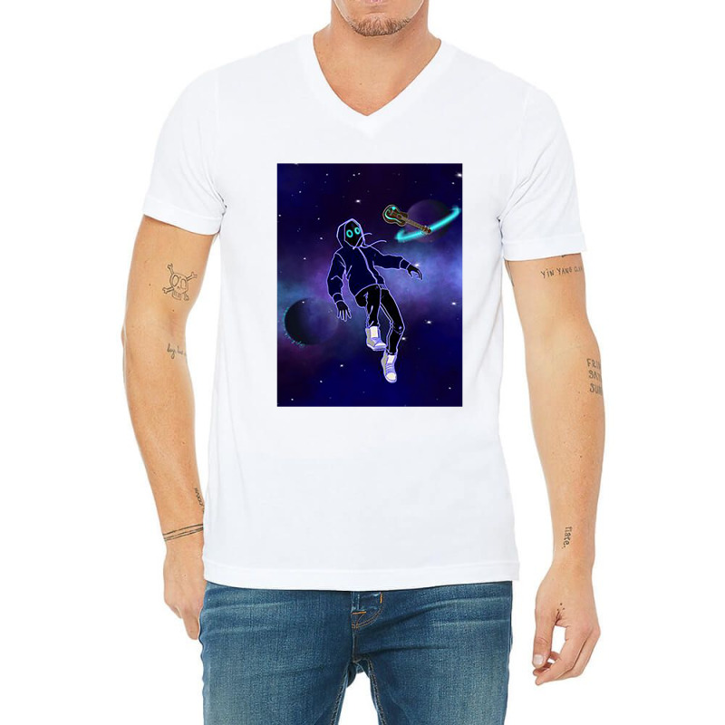 Uke Animation V-Neck Tee by cm-arts | Artistshot