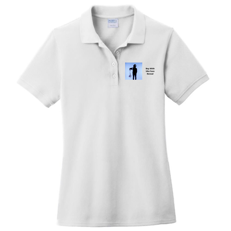 Uke Face Ladies Polo Shirt by cm-arts | Artistshot