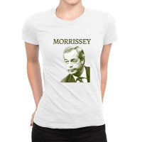 Morrissey Nigel Farage Parody Design Ladies Fitted T-shirt | Artistshot