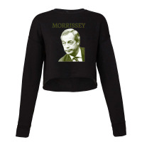 Morrissey Nigel Farage Parody Design Cropped Sweater | Artistshot