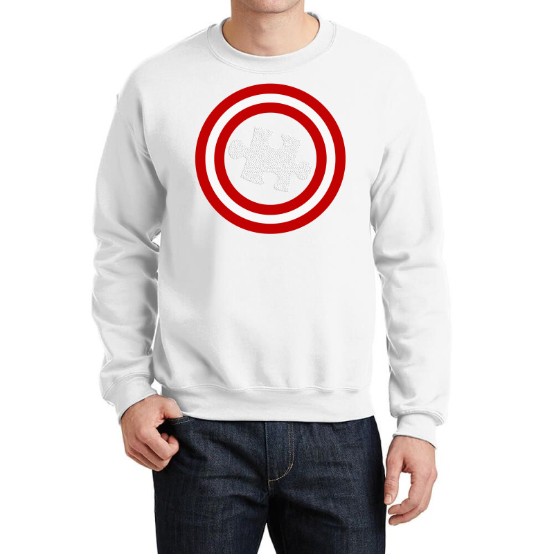 Autism Awareness  Captain Autism T Shirt Crewneck Sweatshirt | Artistshot