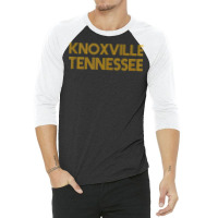 Knoxville Tennessee Vintage Gift Orange Knoxville Tennessee Tank Top 3/4 Sleeve Shirt | Artistshot